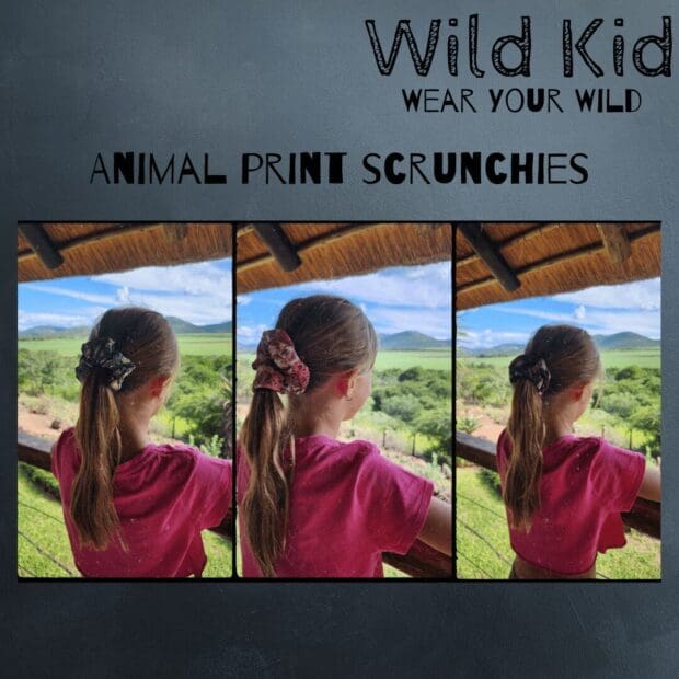 Animal Print Scrunchies for Conservation - Image 2