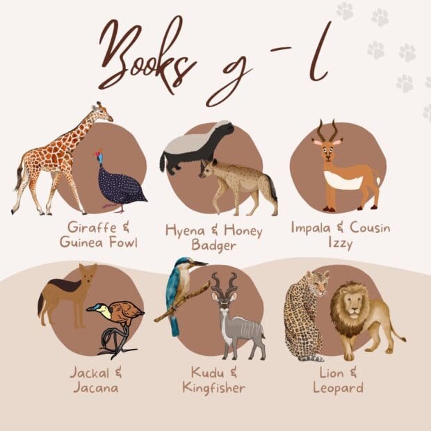 A5 African Animal Alphabet Series (Set of 22 Books) - Image 4