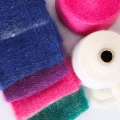 Handwoven Kid Mohair Silk Scarf