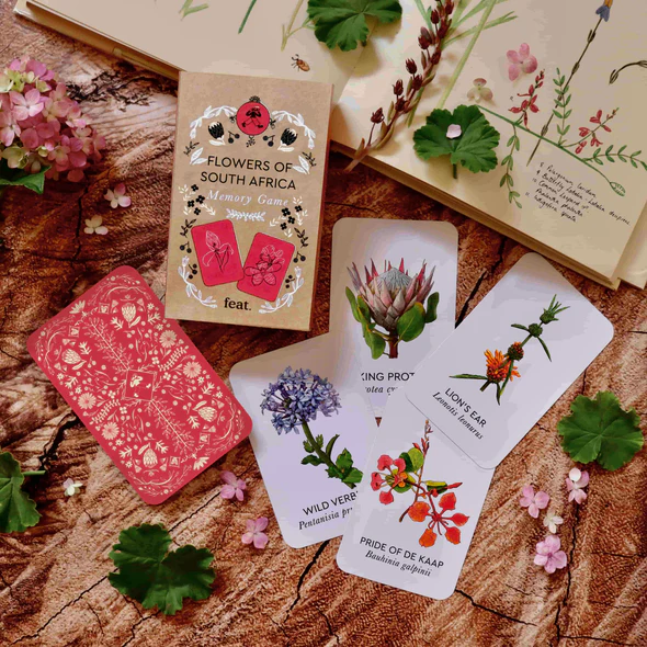 Flowers of South Africa Memory Game  (Memory Cards)