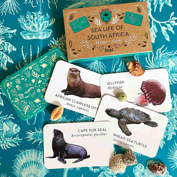 South African Sea life Memory Game  (Memory Cards)