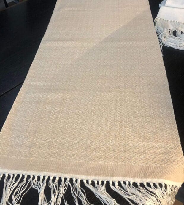 Handwoven Textile Table Runner - Image 2