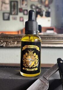 McIntyres Barber. Grroming essentials for men