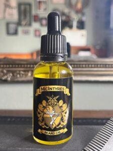 McIntyres Natural grooming beard oil