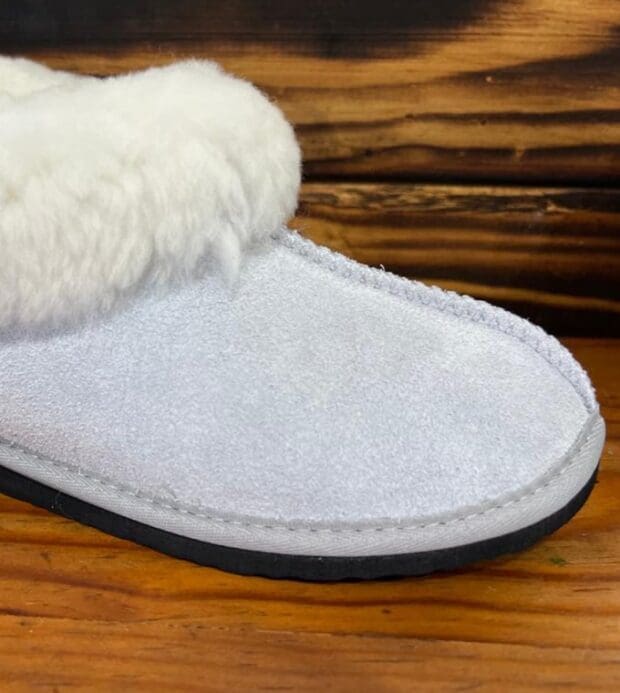 Light Grey Sheepskin Slippers (Full Boot Slipper)