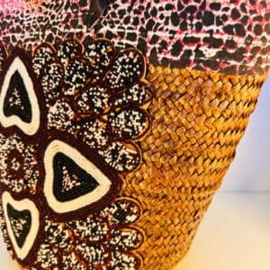 African Beaded Tote Basket (Beads) | Local is Lekker ZA | African Gifts