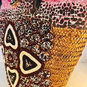 African Beaded Tote Basket (Beads) | Local is Lekker ZA | African Gifts