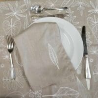 Tsonga Napkin set with leaves