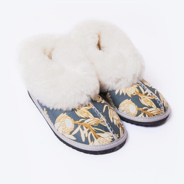 Protea Dreamscapes Sheepskin Slippers (Full Boot Slipper)