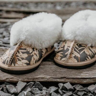 Sheepskin Slippers for Children 