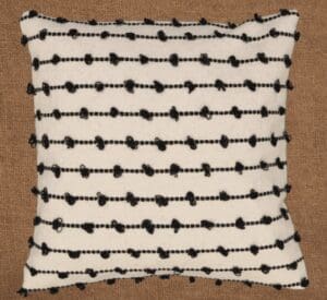 Black Bobbles Cushion Cover- Local is Lekker ZA Scatter Cushions