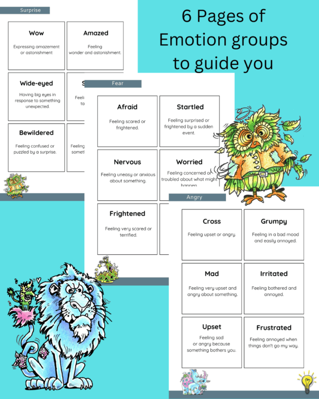 Emo-Critters Emotional Literacy Activity Pack by Erratic Tales