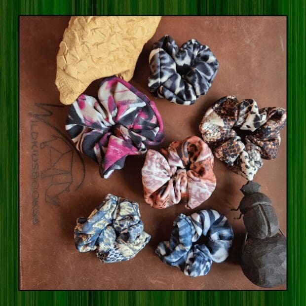 Animal Print Scrunchies for Conservation