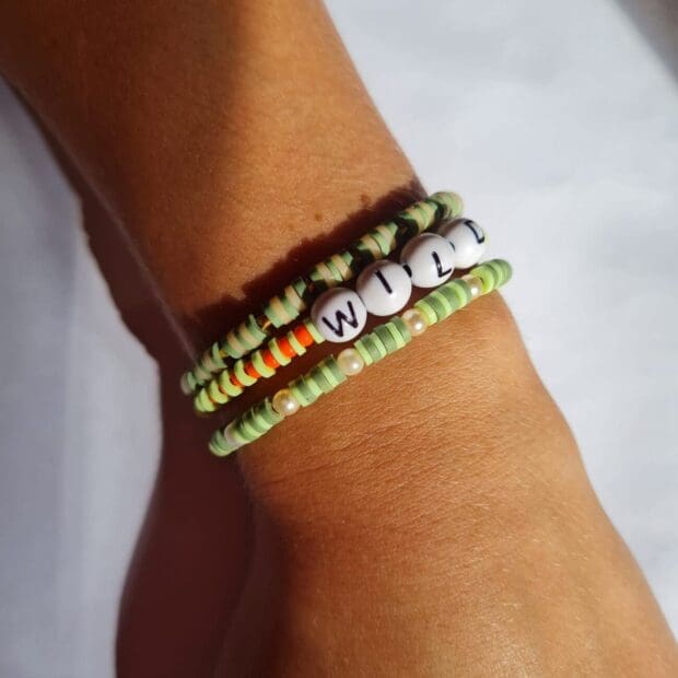 WILD Bush Bead Bracelet Set of 3