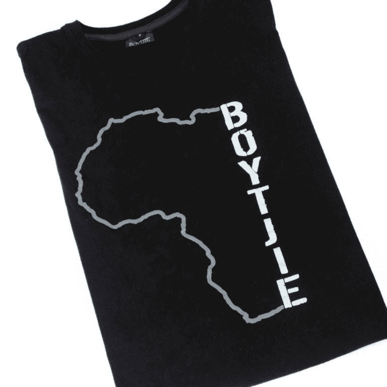 The Boytjie Brand- African Shirt - The Brynn Tee (Africa)-Black