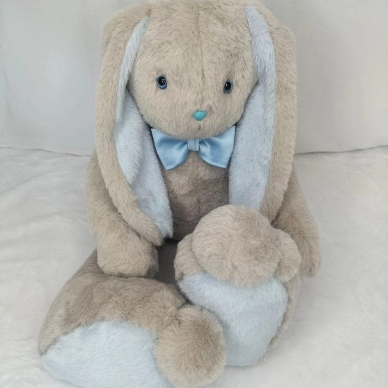 Brookies Fluffy Bunnies Beige and Baby Blue