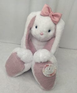 Soft Pink Easter Bunnies by Brookie Boutique