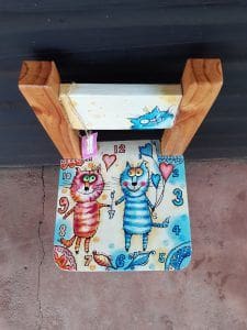 Kids Hand Painted Wooden Chairs | Local is Lekker ZA | African Gifts