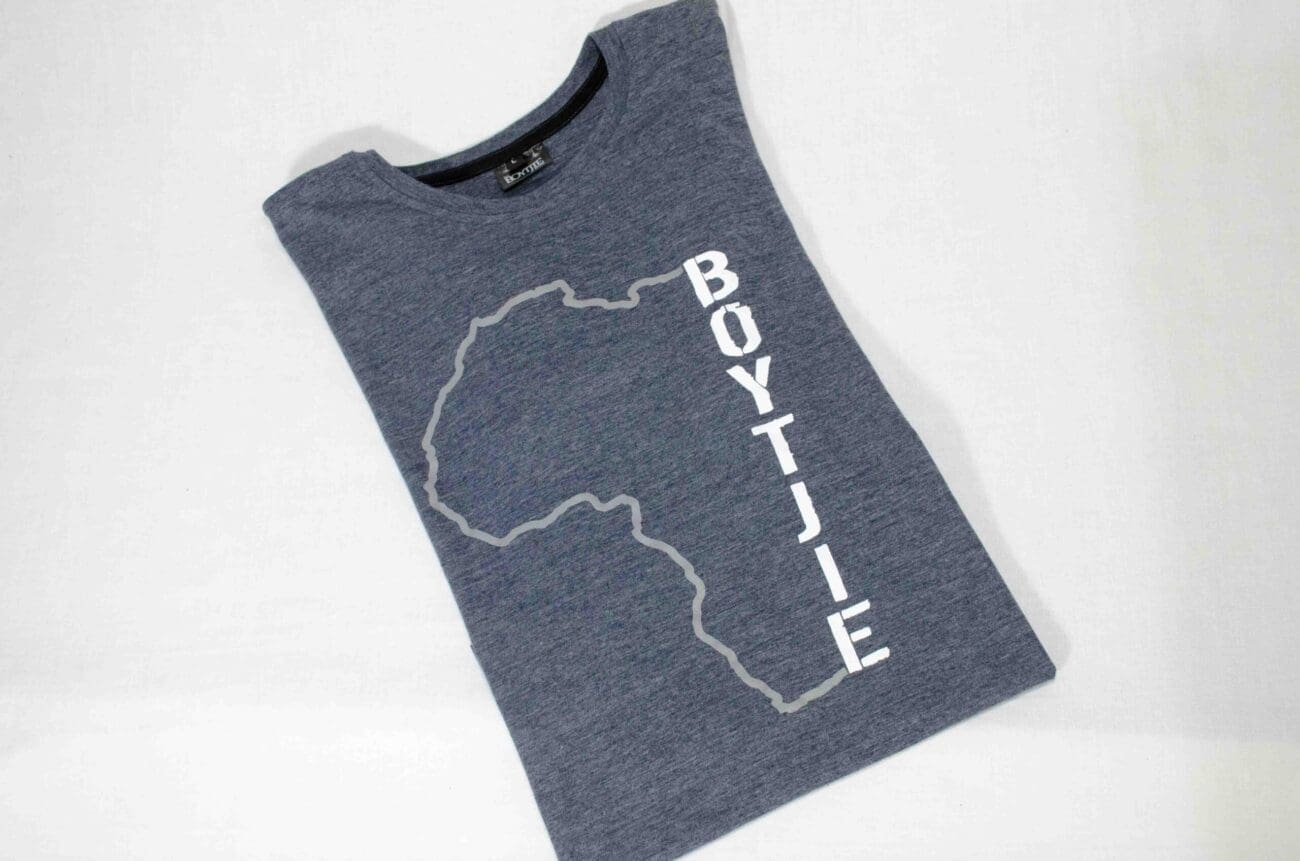 Navy African Shirt- The Brynn Tee (Africa)- made by The Boytjie Brand