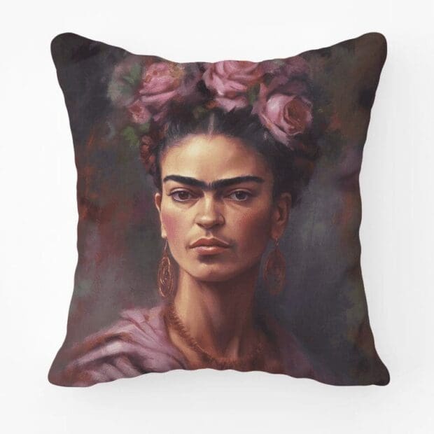 Frida Kahlo Scatter Cushion Soft Printed Scatter Cushion