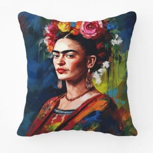 Frida Kahlo Bright Printed Scatter Cushion