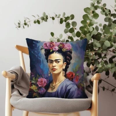 Frida Kahlo Scatter Cushion Regal Printed Scatter Cushion