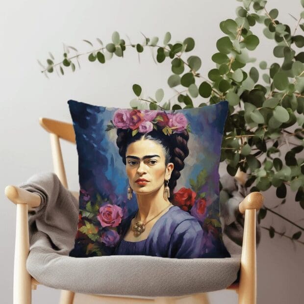 Frida Kahlo Scatter Cushion Regal Printed Scatter Cushion