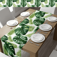 Large Leaves Table Runner