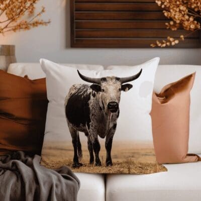 Light Nguni Printed Scatter Cushions (Wildlife Collection)