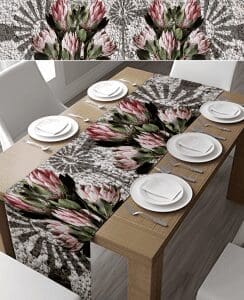 Stone Windmill Protea Table Runners (Various Sizes)