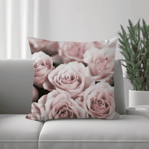 Lovely Rose Printed Scatter Cushion