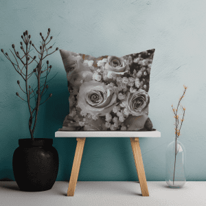 Blossom Rose Printed Scatter Cushion