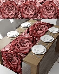 Large Rose Table Runner (Various Sizes)