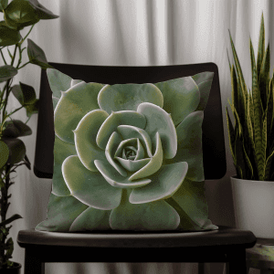 Bold Succulent Printed Scatter Cushion