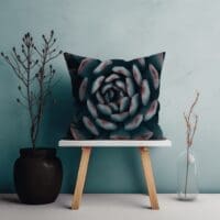 Exotic Succulent Printed Scatter Cushion