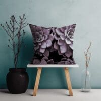 Subtle Succulent Printed Scatter Cushion