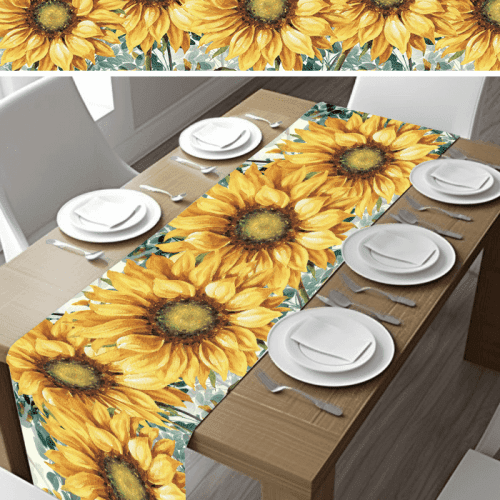 Sunflower Table Runner