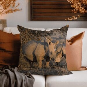 Rhino Savanna Scatter Cushion (Wildlife Collection)