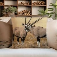 Wildlife Scatter Cushion -Oryx Wildlife Printed Scatter Cushions (Wildlife Collection)