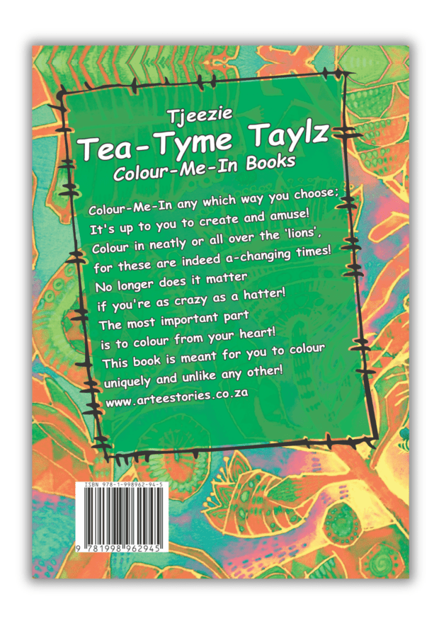 3 2 1 Tjeezie Tea-Tyme Taylz Books & Colour-Me-In Book Collection 1 - Image 6