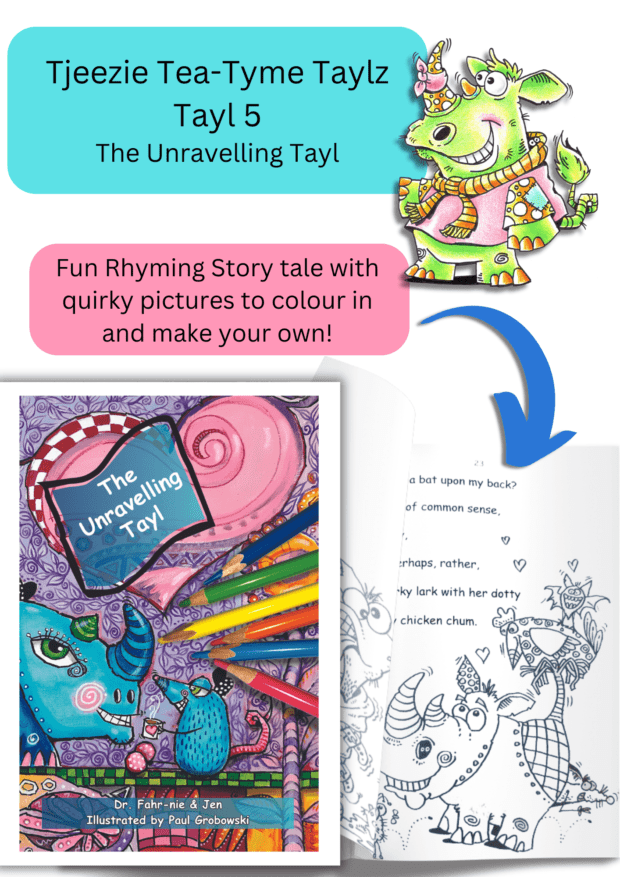 4 5 6 Tjeezie Tea-Tyme Taylz Books & Colour-Me-In Book Collection 2 - Image 9