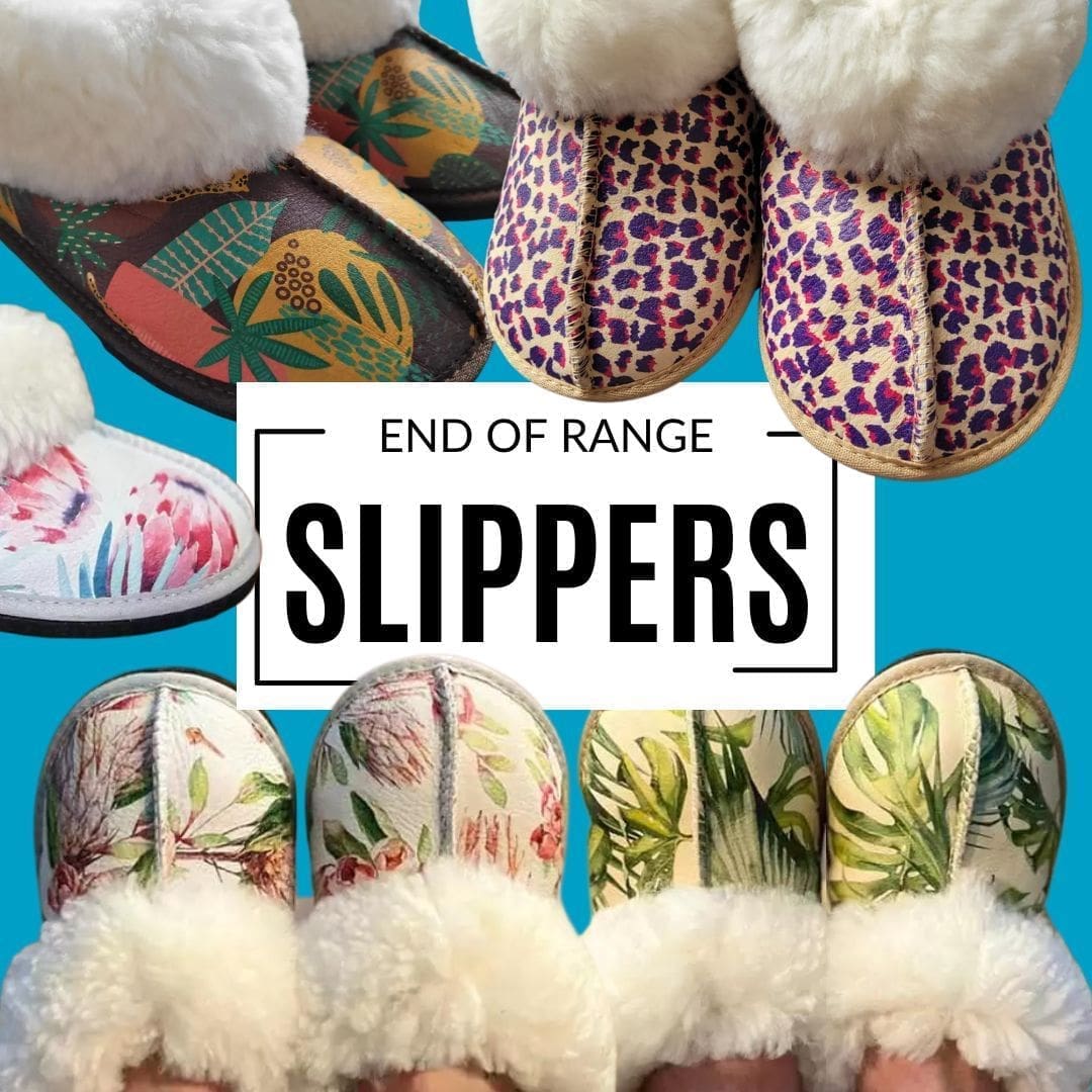 Sheepskin Slippers-End of Range