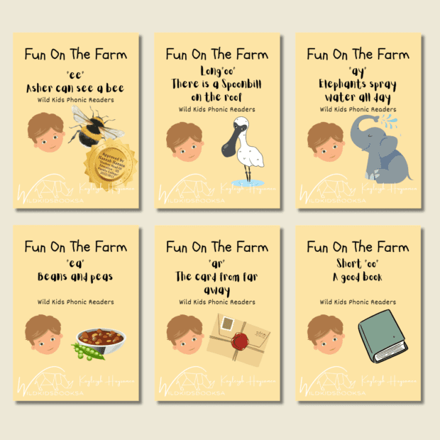 Phonic Readers -Fun on the Farm (Set of 6 books) for Grade 1 and 2 - Image 3