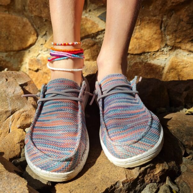 Seed Bead Anklets (variety of colours) : Solid Colour - Image 4