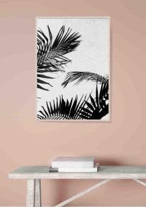 Palm tree leaves mono posters (2-Options) | Local is Lekker ZA | African Gifts