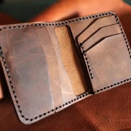 Handcrafted Leather Bi-fold Card Wallet | Local is Lekker ZA | African Gifts