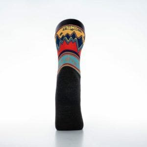 Ndebele Orange Active Wear Socks