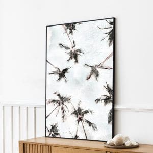 Watercolor Palm Trees Posters (4-Options) | Local is Lekker ZA | African Gifts