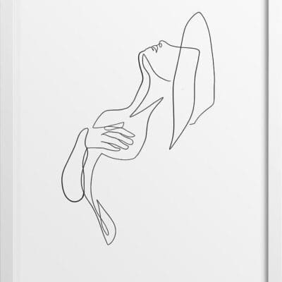 Female Form Line Drawing