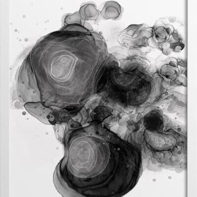 Alcohol Ink Flow Formation Poster | Design N04